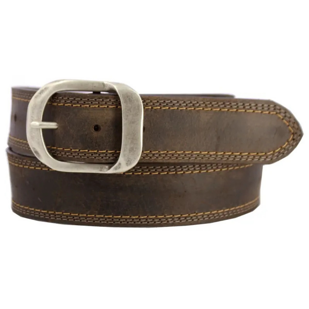 Remo Tulliani Calfskin Leather Sylvio Belt in Coco
