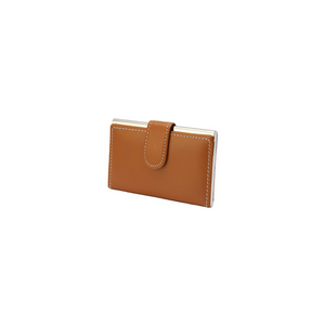 TSUBOTA PEARL AREZZO CARD HOLDER SMOOTH LEATHER