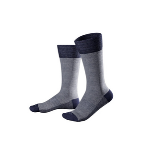 Marcoliani Blue Striped Sneaker Socks