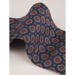 Stenstroms Blue Patterned Silk Tie