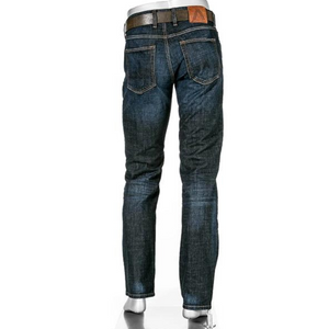 Alberto Pipe Authentic Denim Wash Dark Blue Jeans - Regular Fit