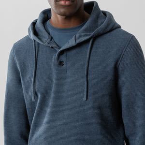 Robert Barakett Grenfell Long Sleeve Hoodie - Dark Teal